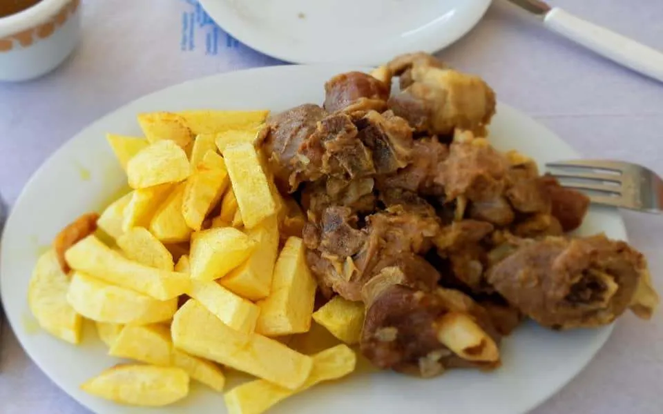 Vigles: The best antikristo lamb in Frangokastello