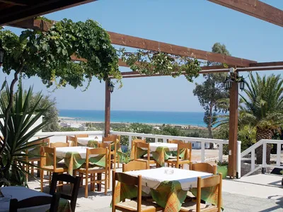 Taverna Kostas: Traditional flavours with a view of the Libyan sea in Xerokampos