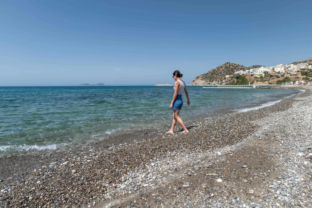 The beach of Agia Galini