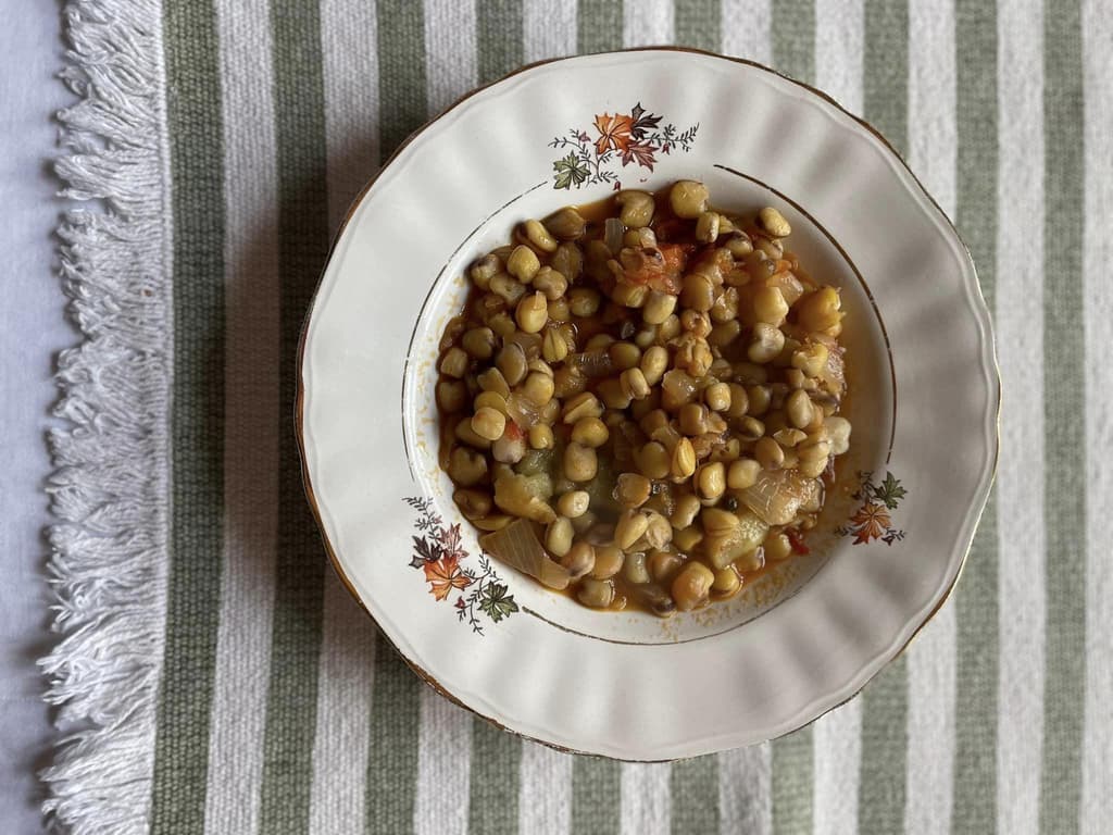 Biza or Manarolia Stew with Eggplants