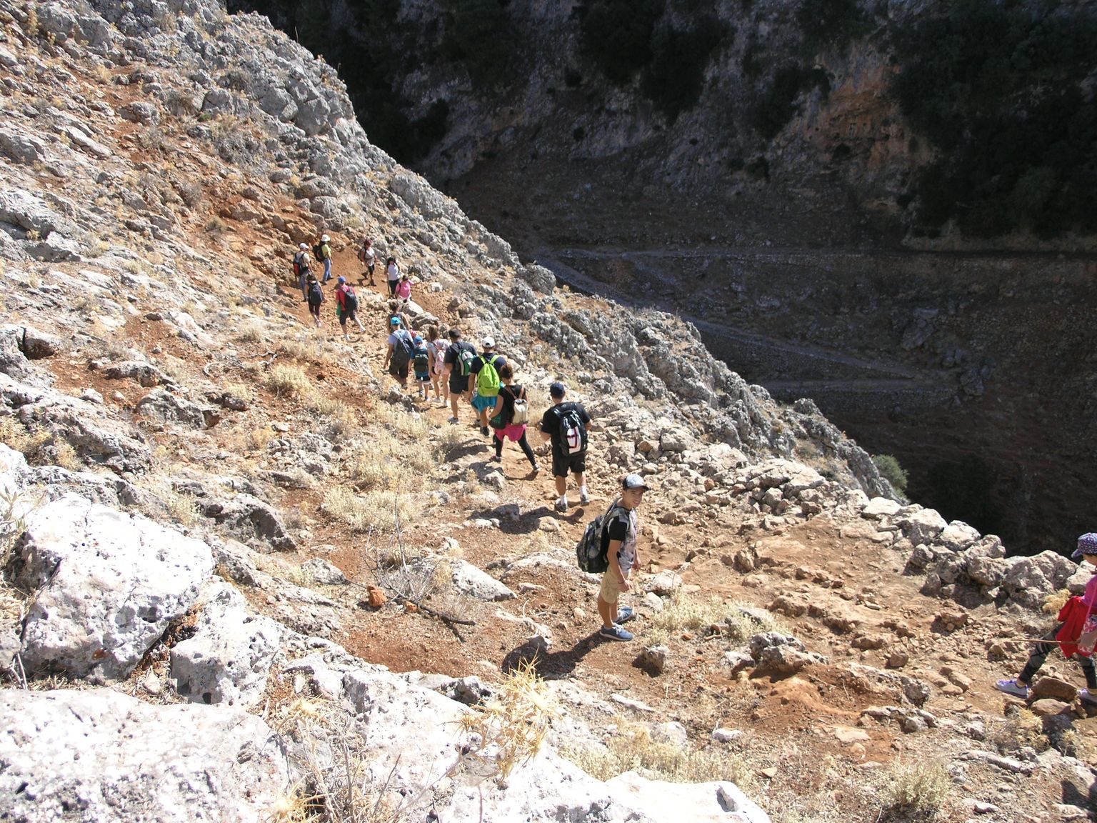 The Gorge of Aradaina in Sfakia