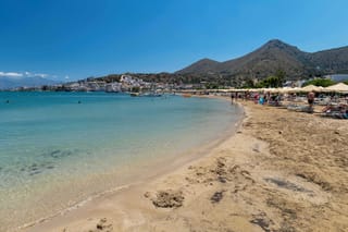 Schisma Eloudas Beach: A Perfect Spot for Baby's First Swims