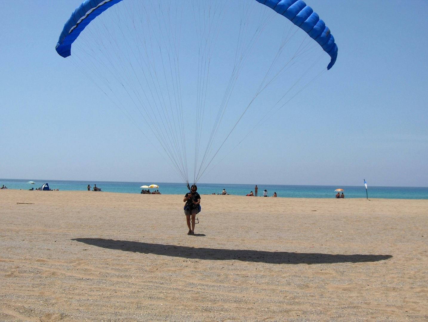 Paragliding Over Frangokastelo