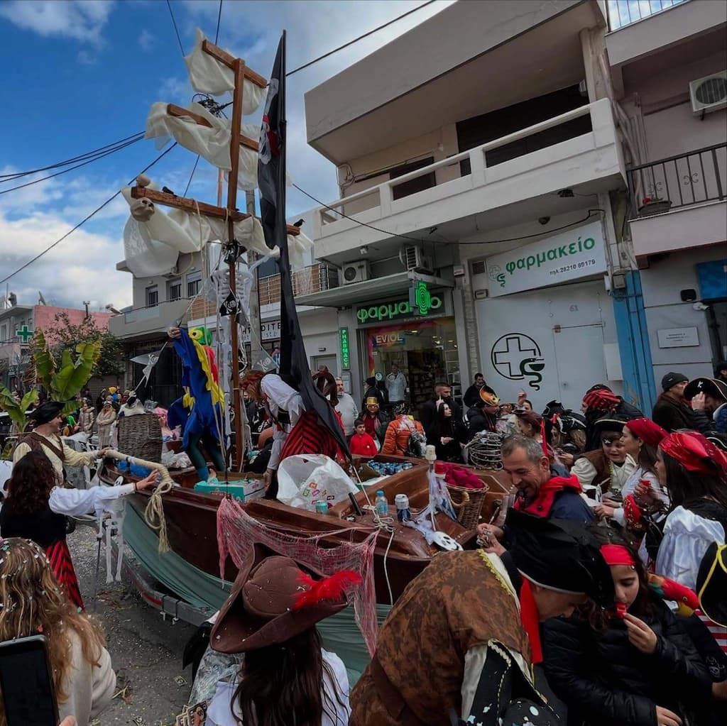 Chania Carnival in Souda in Motion