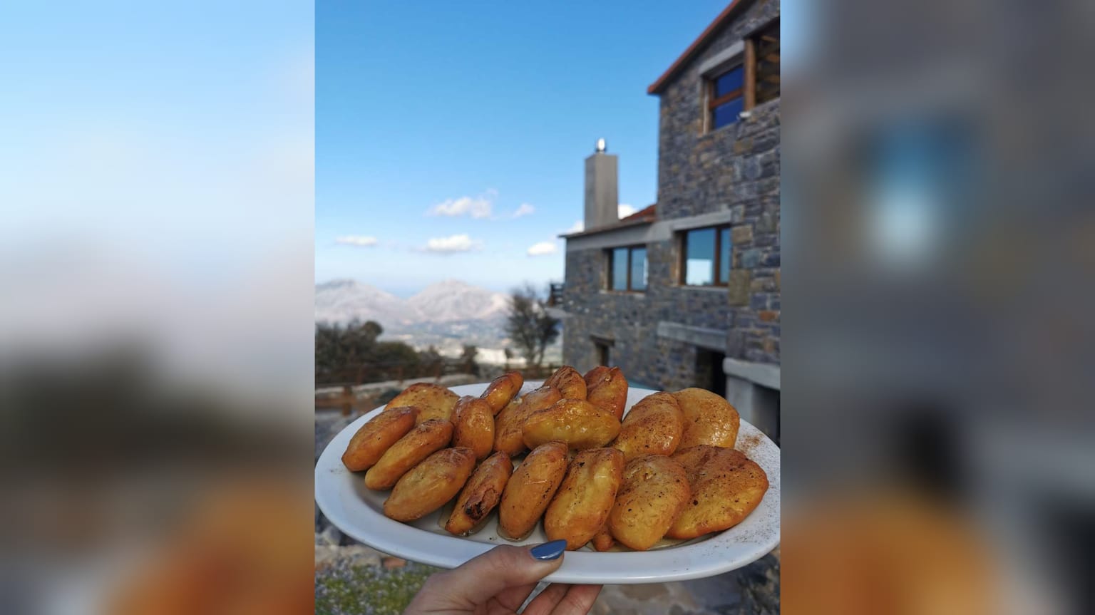 Psiloritis Retreat Chalet: Traditional cuisine in a Mylopotamos chalet!